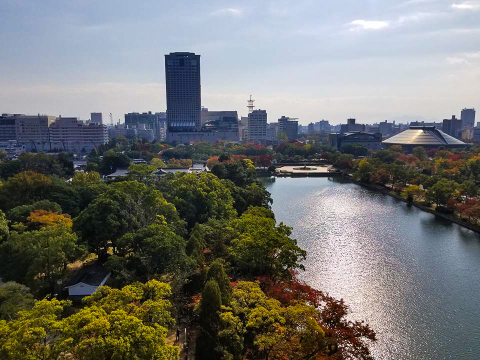 View from Hiroshima Castle